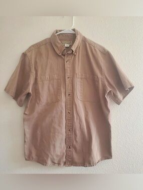 Scandia Woods Cotton Short Sleeve Shirt Size Medium